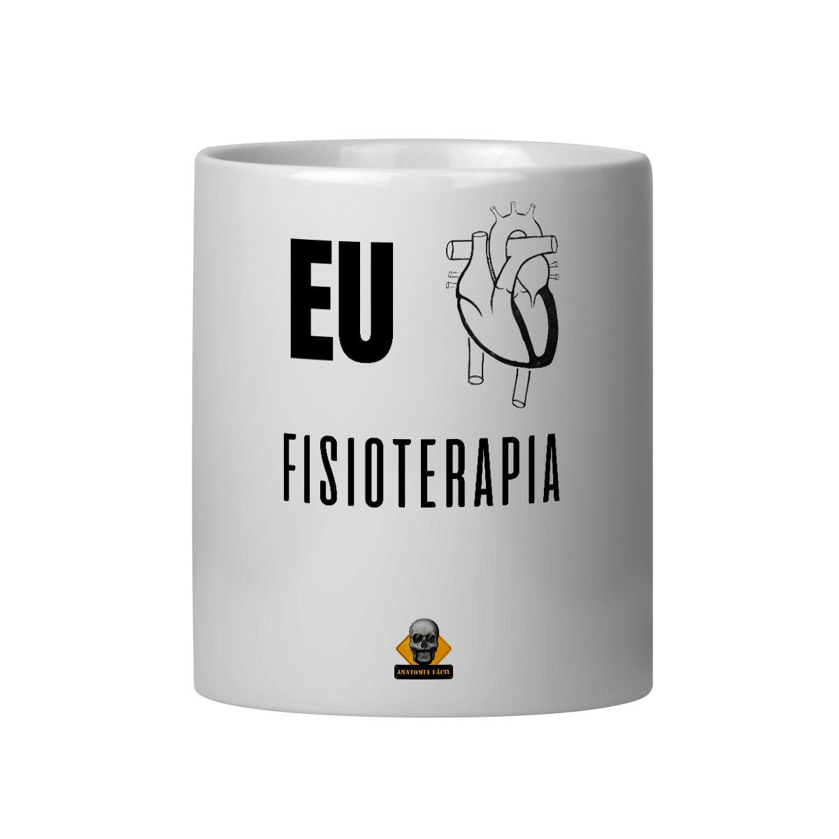 Nome do produto: Caneca Eu <3 Fisioterapia