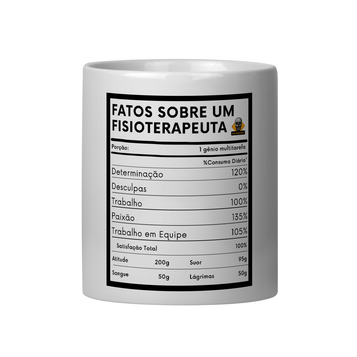Nome do produto: Caneca Fatos Fisio