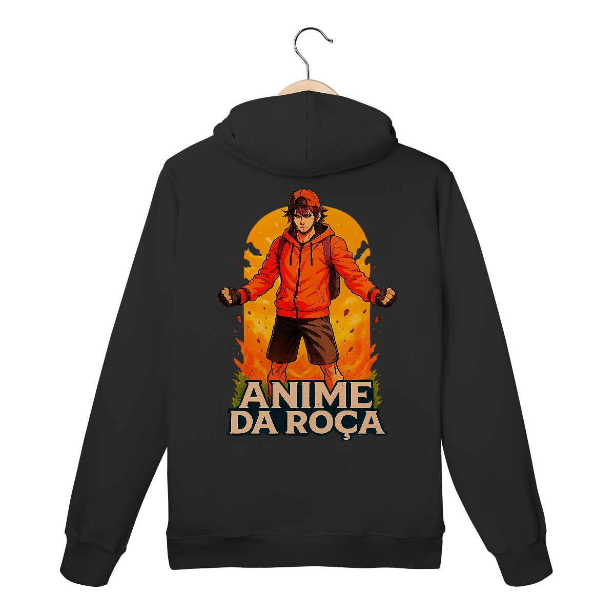 Moletom Amo Peixe Anime da Roça