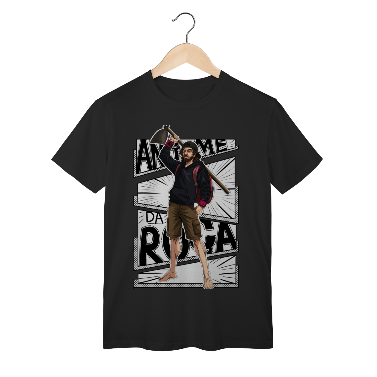 Camiseta Anime da Roça – Arte Original Feita por Artista Humano / Original Canal Amo Peixe