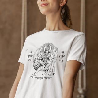 Camiseta de Yoga – Durga Shakti Tradicional