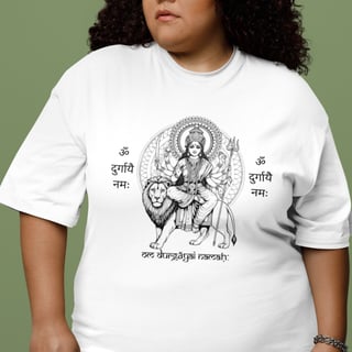 Camiseta de Yoga – Durga Shakti Plus Size