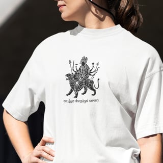 Camiseta de Yoga – Durga Navaratri Shakti Plus Size