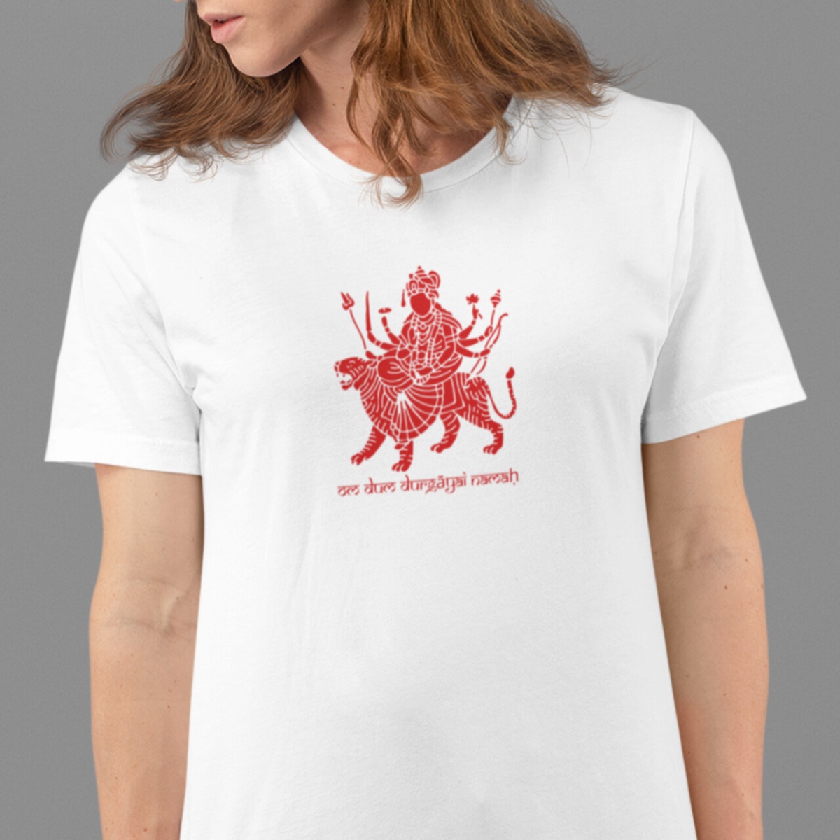 Camiseta de Yoga – Durga Navaratri Shakti Tradicional