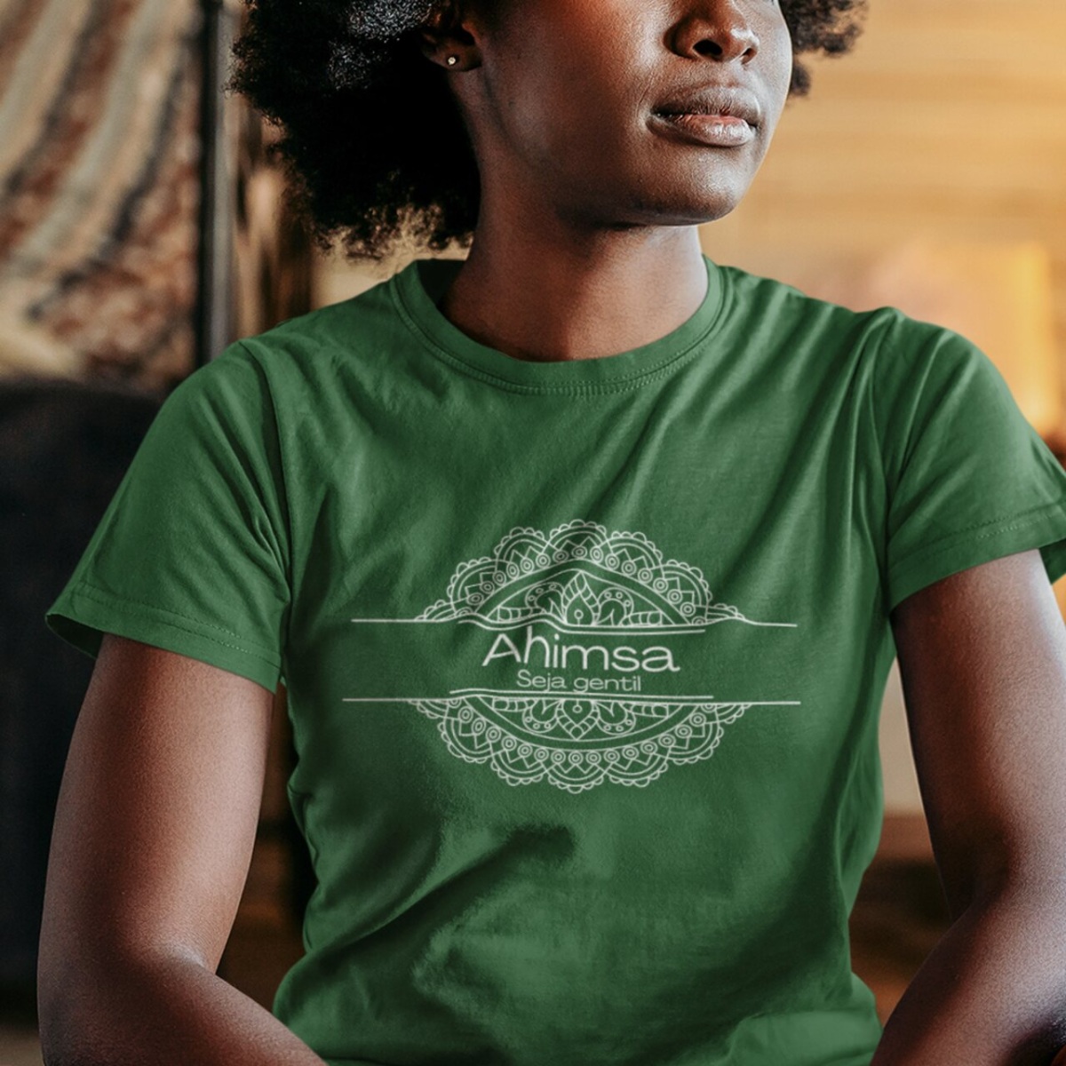 Camiseta Yoga Babylong Ahimsa – Seja Gentil