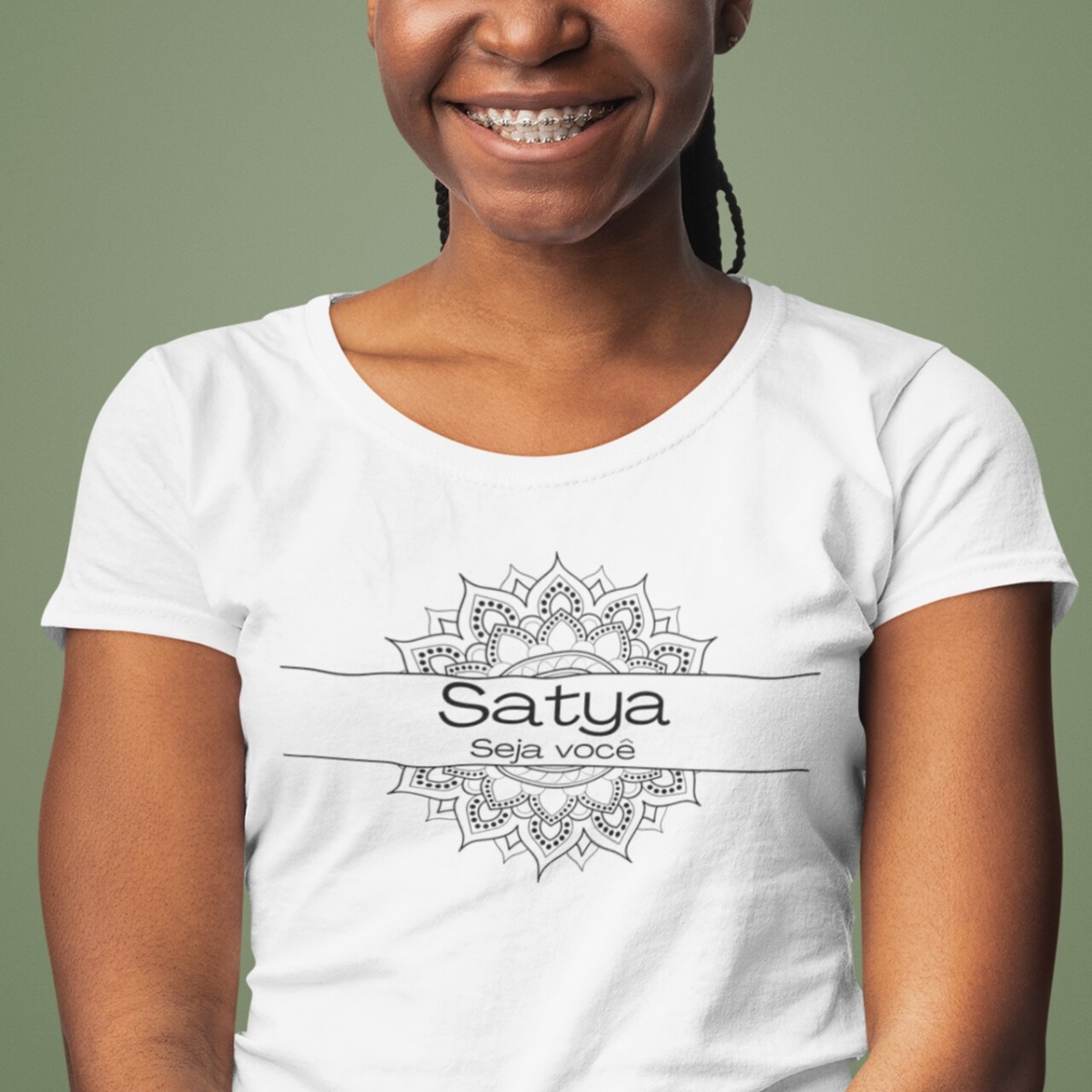 Camiseta Yoga Babylong Satya – Viva Sua Verdade