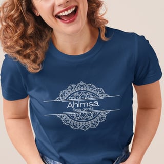 Camiseta Tradicional Algodão Pima Ahimsa – Seja Gentil