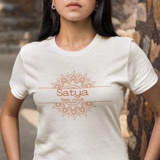 Camiseta Yoga Babylong Algodão Pima Satya – Viva Sua Verdade