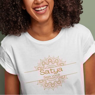 Camiseta Yoga Tradicional Algodão Pima Satya – Viva Sua Verdade