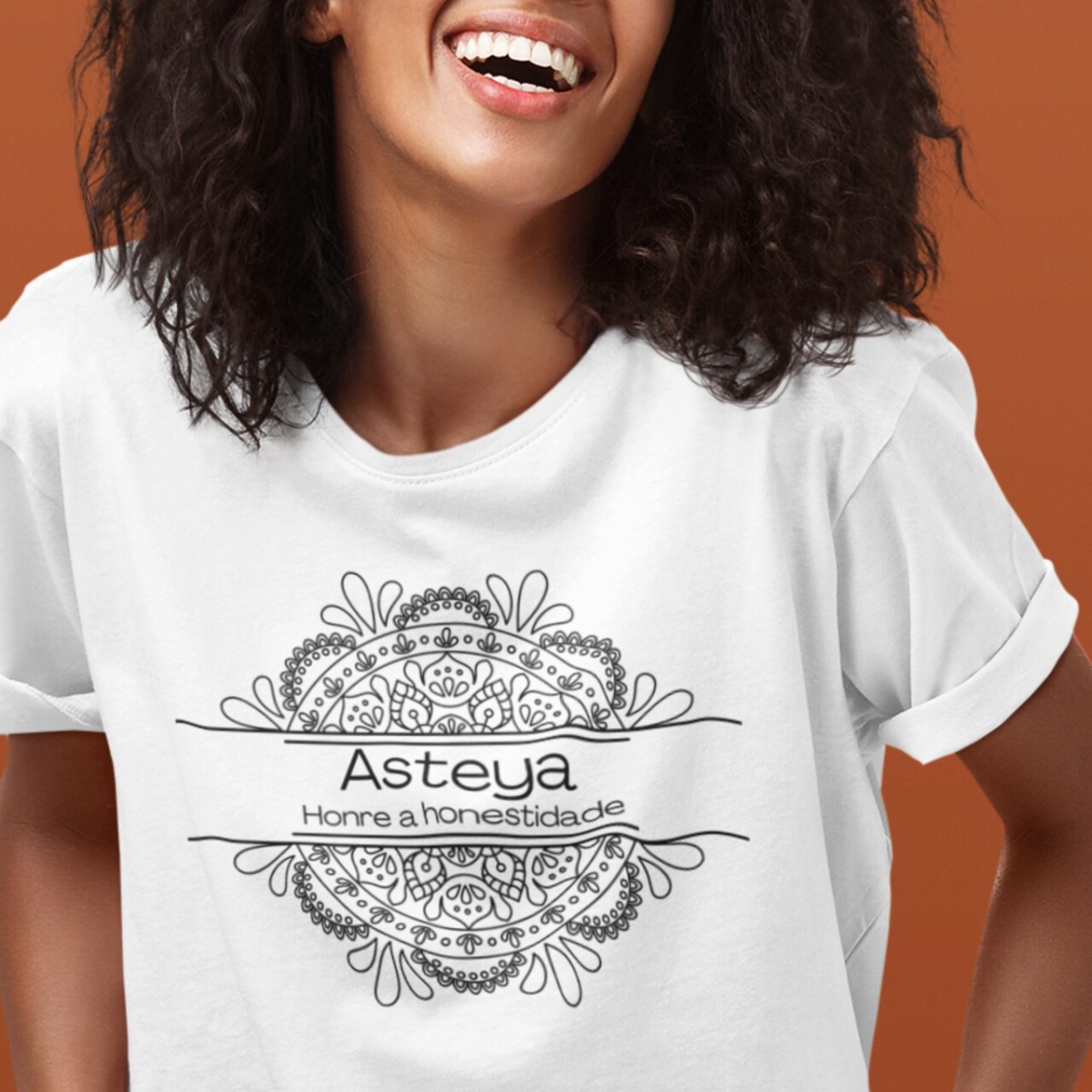 Camiseta Yoga Oversized Asteya – Viva com Integridade