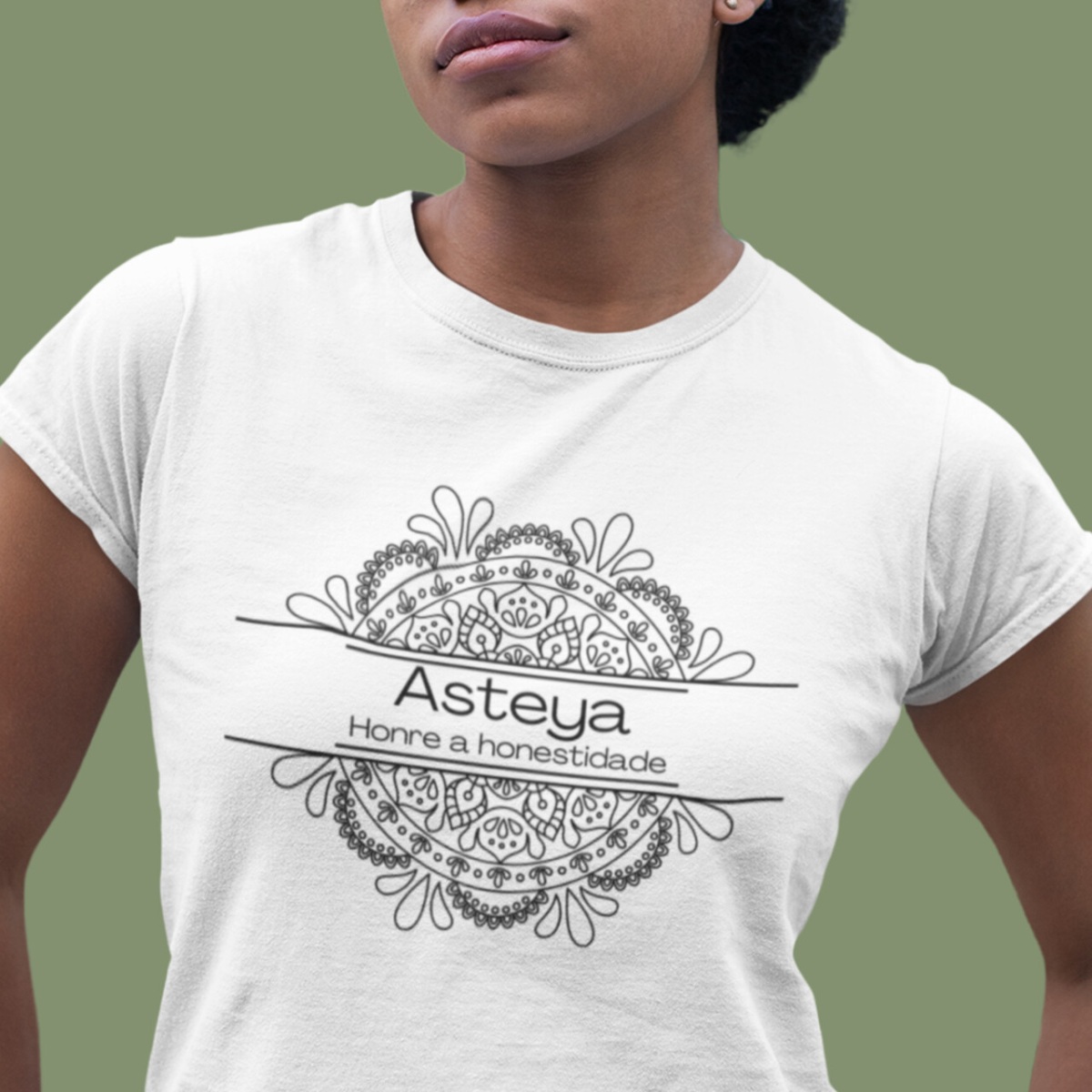 Camiseta Yoga Babylong Asteya – Viva com Integridade