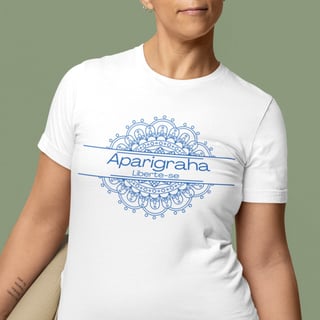 Camiseta Yoga Plus Size Aparigraha, Liberte o que Não te Serve