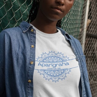 Camiseta Yoga Babylong Algodão Pima Aparigraha, Liberte o que Não te Serve