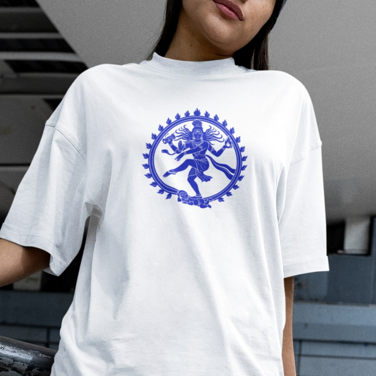 Camiseta Yoga Oversized Shiva Nataraja