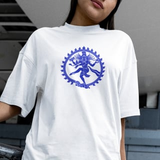 Camiseta Yoga Oversized Shiva Nataraja