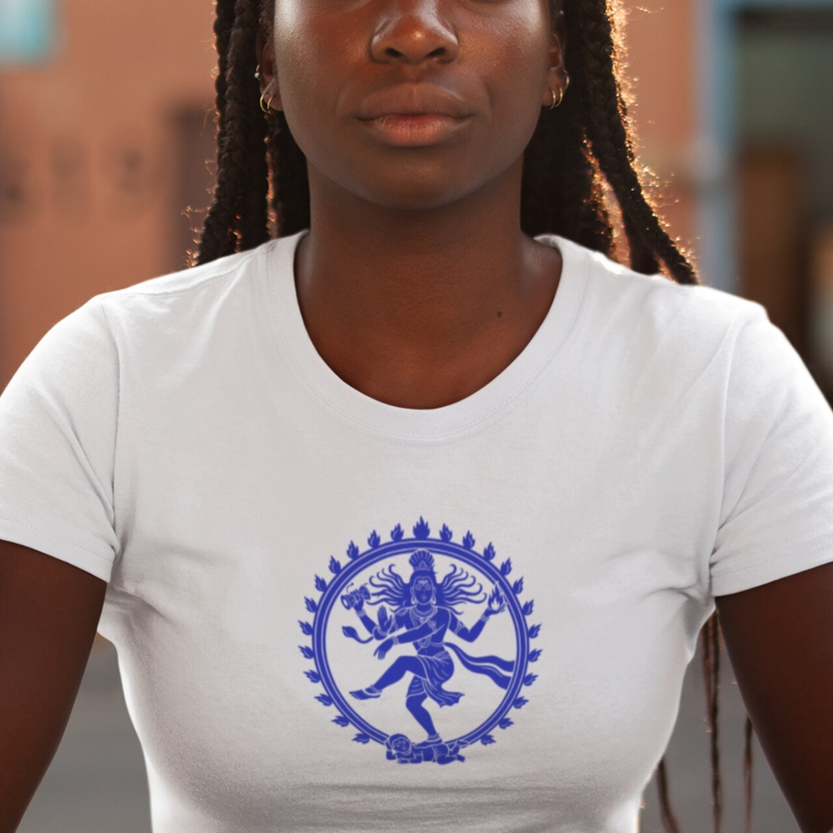 Camiseta Yoga Babylong Algodão Pima Shiva Nataraja