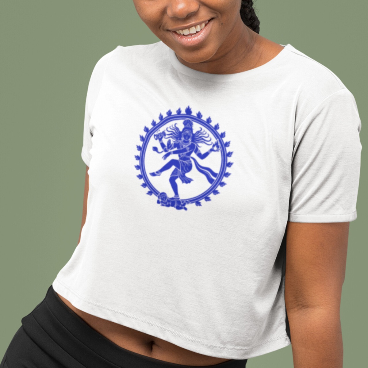 Camiseta Yoga Cropped Shiva Nataraja