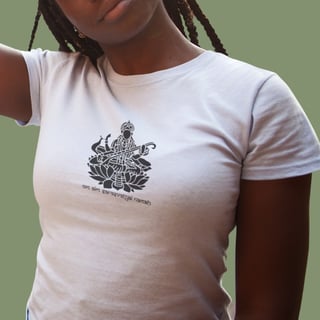 Camiseta de Yoga – Saraswati Navaratri Shakti Baby Long