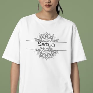 Camiseta Yoga Oversized Satya – Viva Sua Verdade