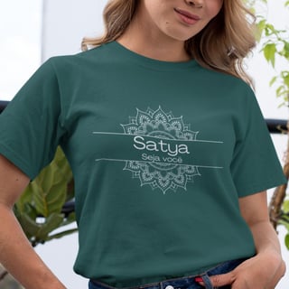 Camiseta Yoga Tradicional Algodão Pima Satya – Viva Sua Verdade