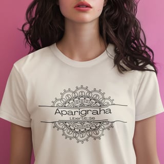 Camiseta Yoga Tradicional Algodão Pima Aparigraha, Liberte o que Não te Serve