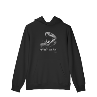 Moletom Canguru - Evolve or Die (Cobra)
