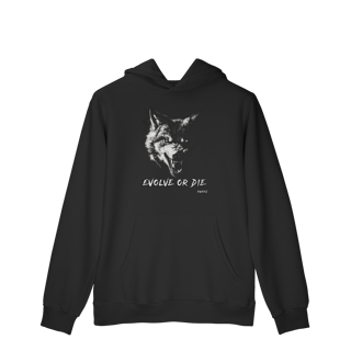 Moletom Canguru - Evolve or Die (Lobo)