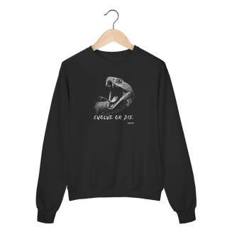 Moletom Fechado - Evolve or Die (Cobra)