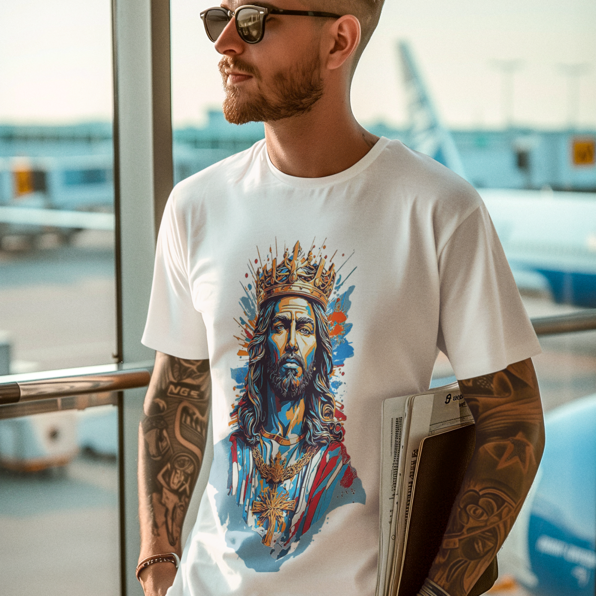 Nome do produto: Camiseta Jesus Fine Art