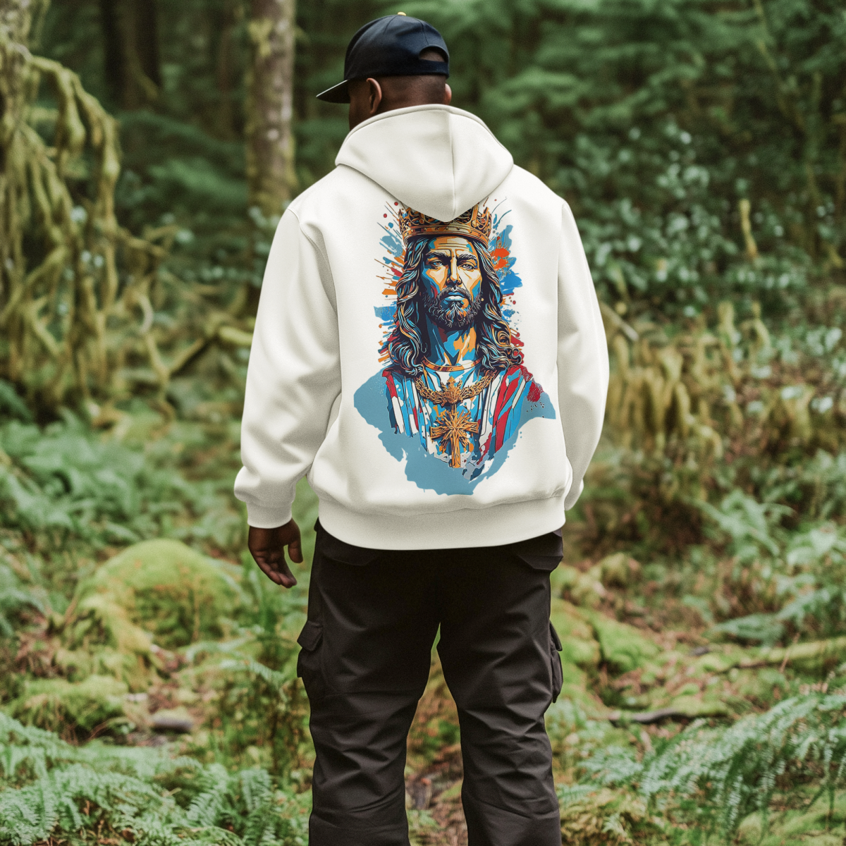 Nome do produto: Moletom Prime Canguru - Jesus FineArt