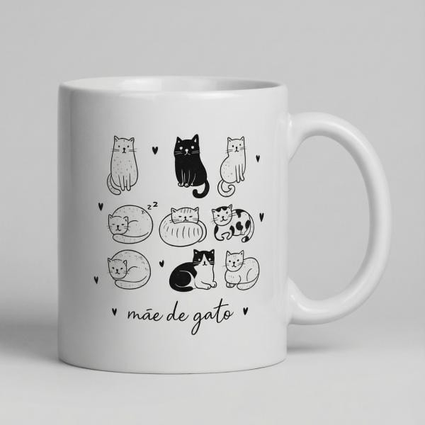 Caneca mãe de gato
