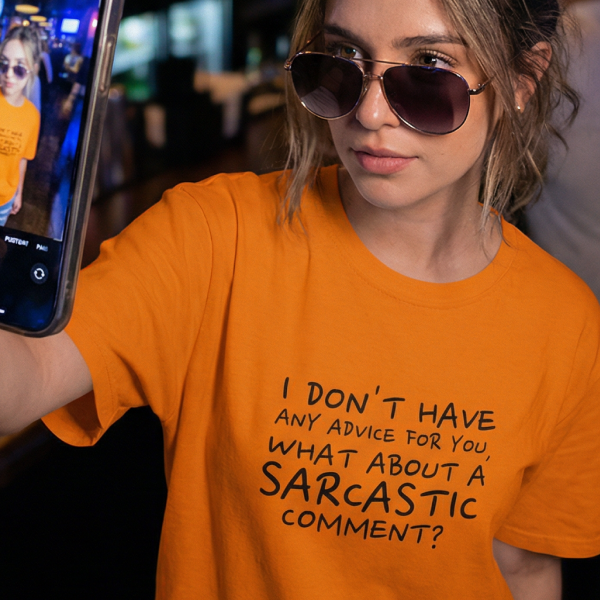 Camiseta Sarcastic comement