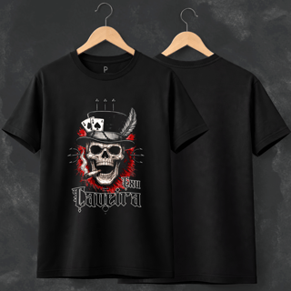Camiseta Exu Caveira - Preta