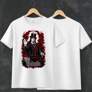Camiseta Exu Veludo - Branca