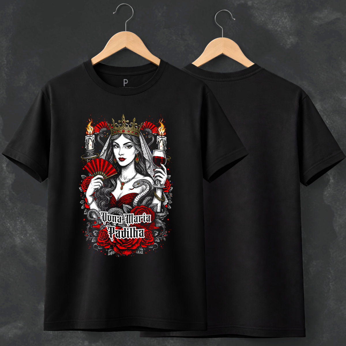 Camiseta Maria Padilha - Preta