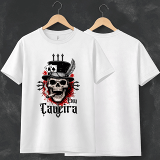 Camiseta Exu Caveira - Branca