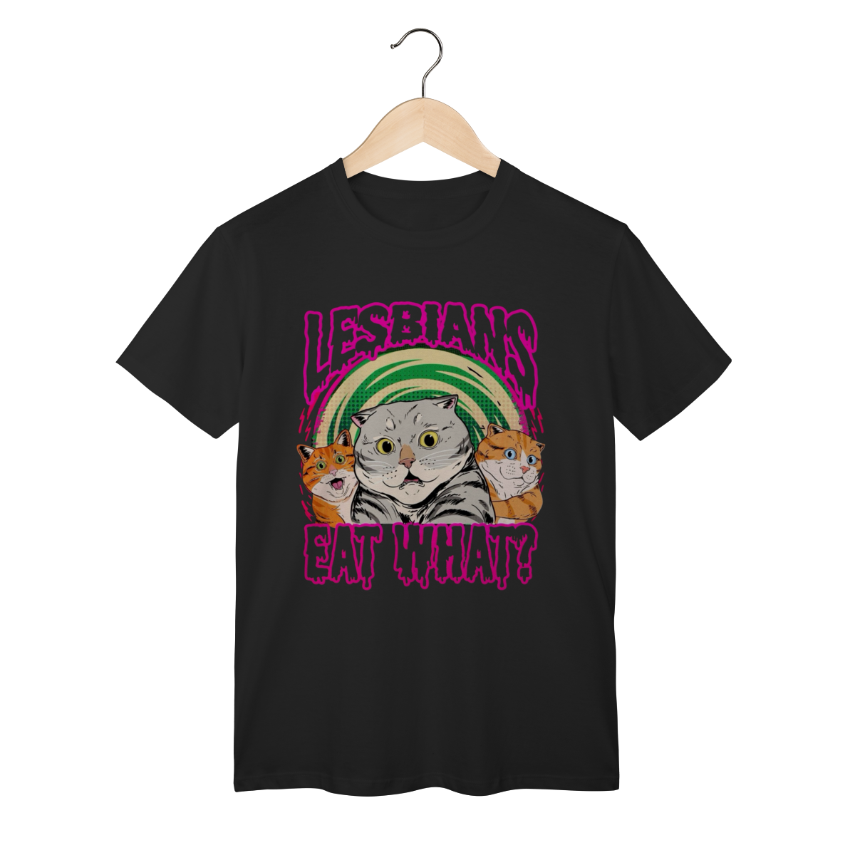 Nome do produto: Camiseta - Lesbians eat what?