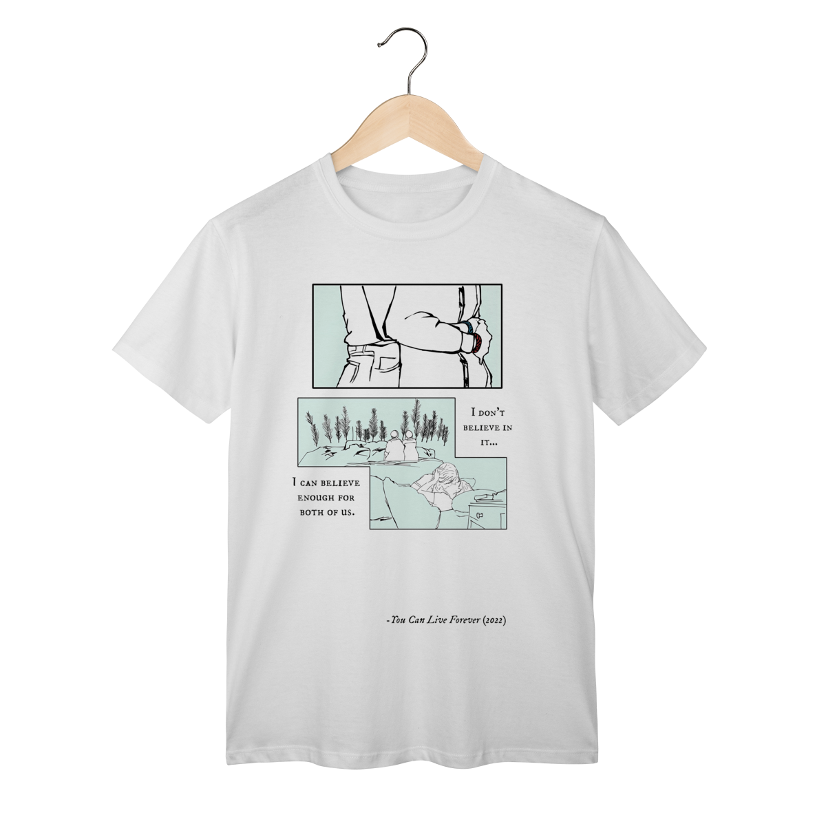 Nome do produto: Camiseta You Can Live Forever