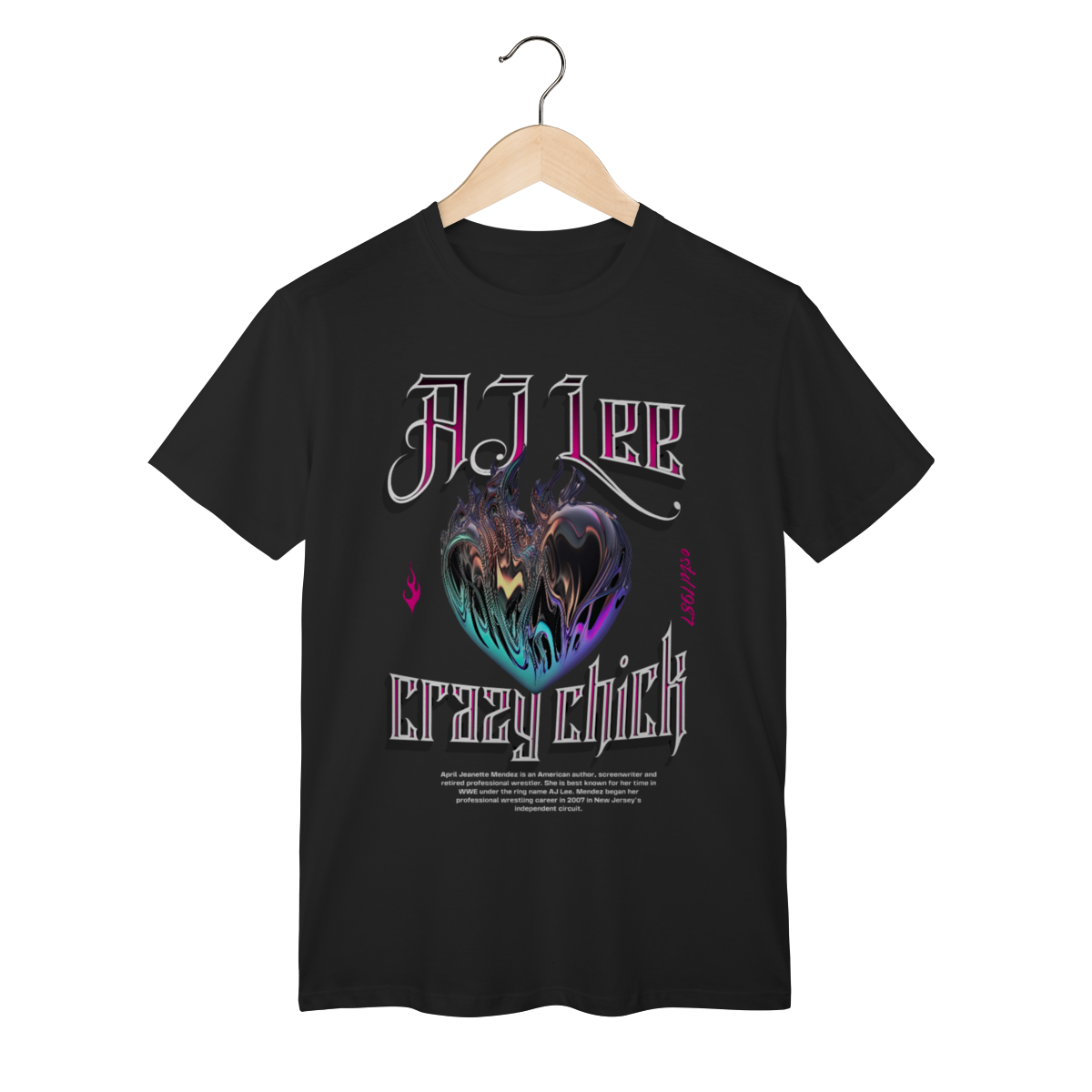 Nome do produto: Camiseta - AJ Lee
