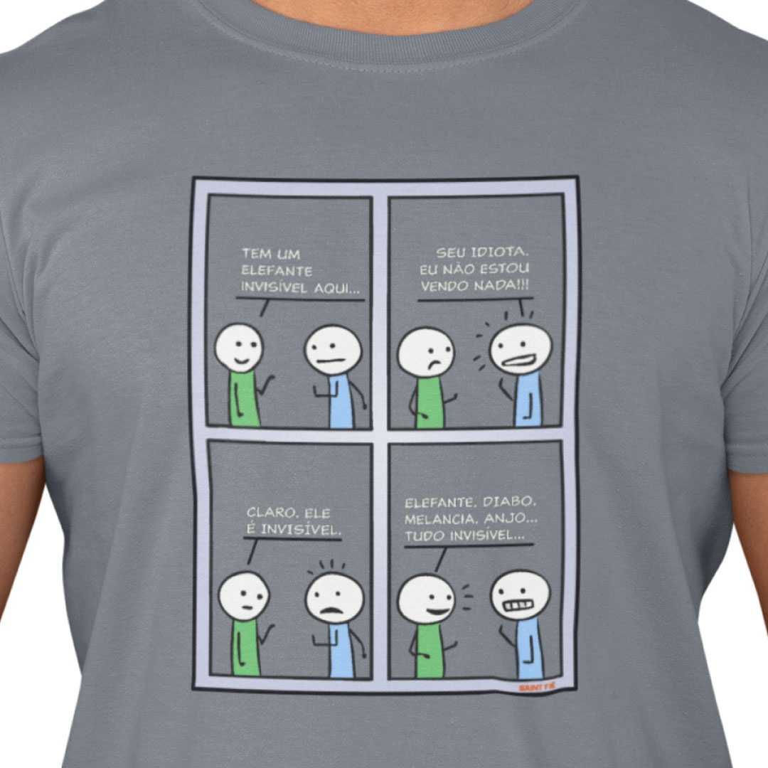 Invisível (unissex em algodão peruano)