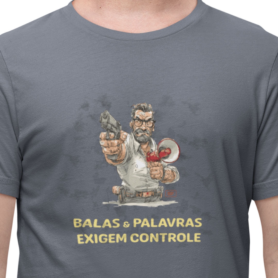Balas e palavras  (em algodão peruano)