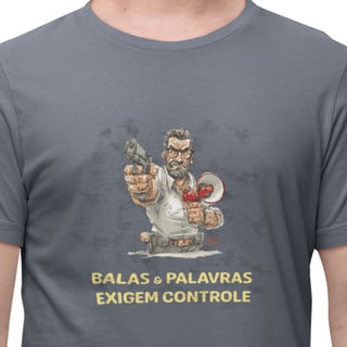 Balas e palavras  (em algodão peruano)