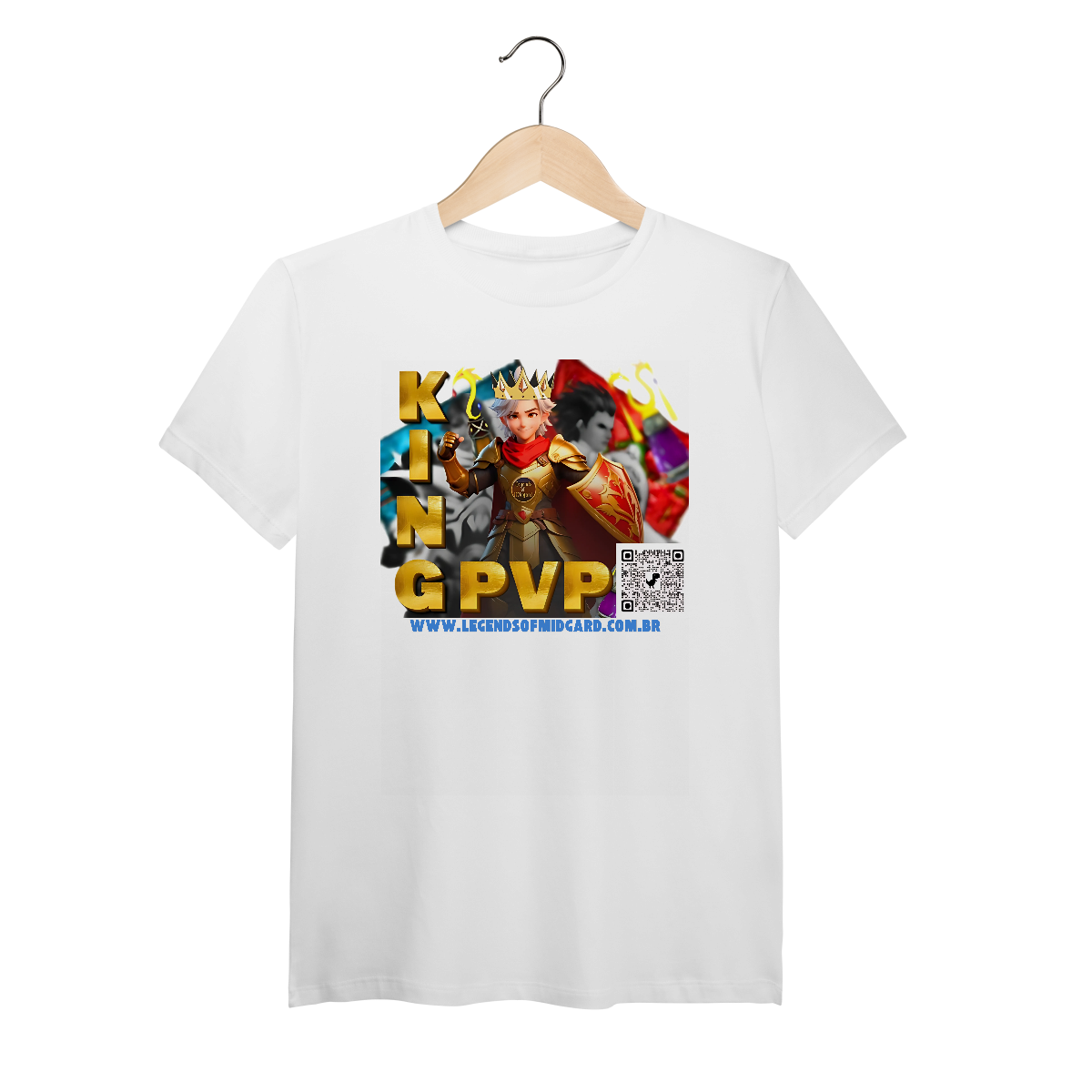 T-Shirt Pima (Malha Suprema) - Coleção Rei do PVP de Midgard