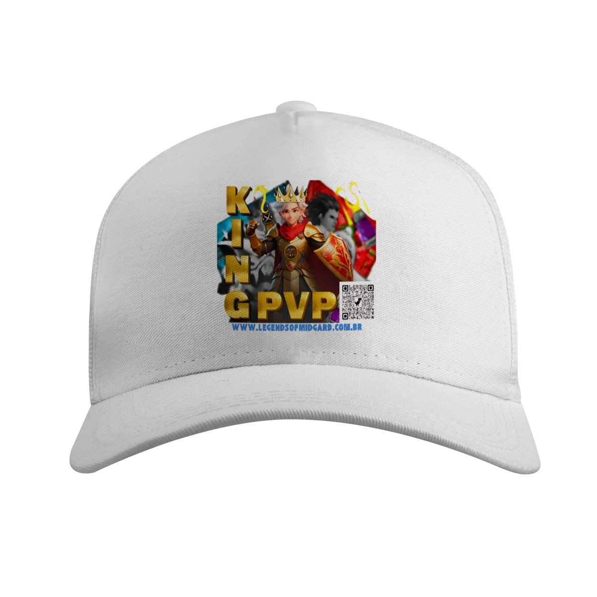 Boné Americano com Tela – Rei do PVP de Midgard