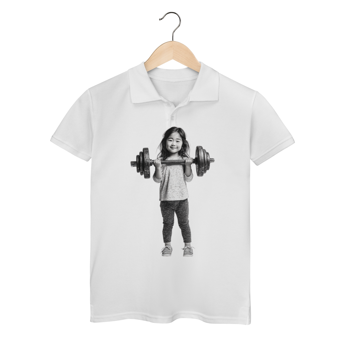 polo feminina FORÇA E DELICADEZA