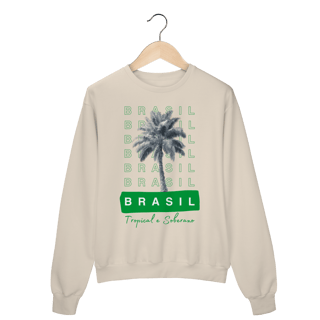 moletom BRASIL Tropical e Soberano - PALMEIRA