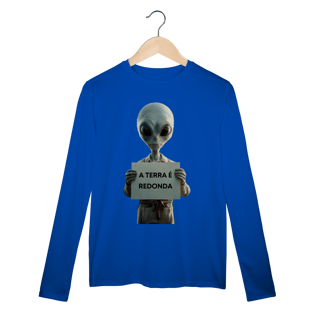 Dry UV manga longa A TERRA É REDONDA