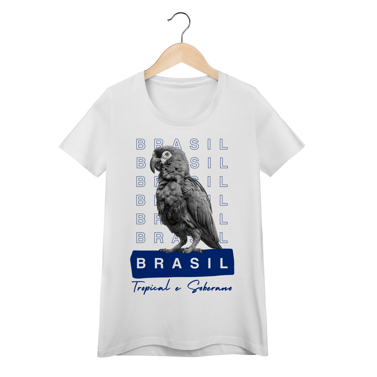 baby look  BRASIL Tropical e Soberano - PAPAGAIO