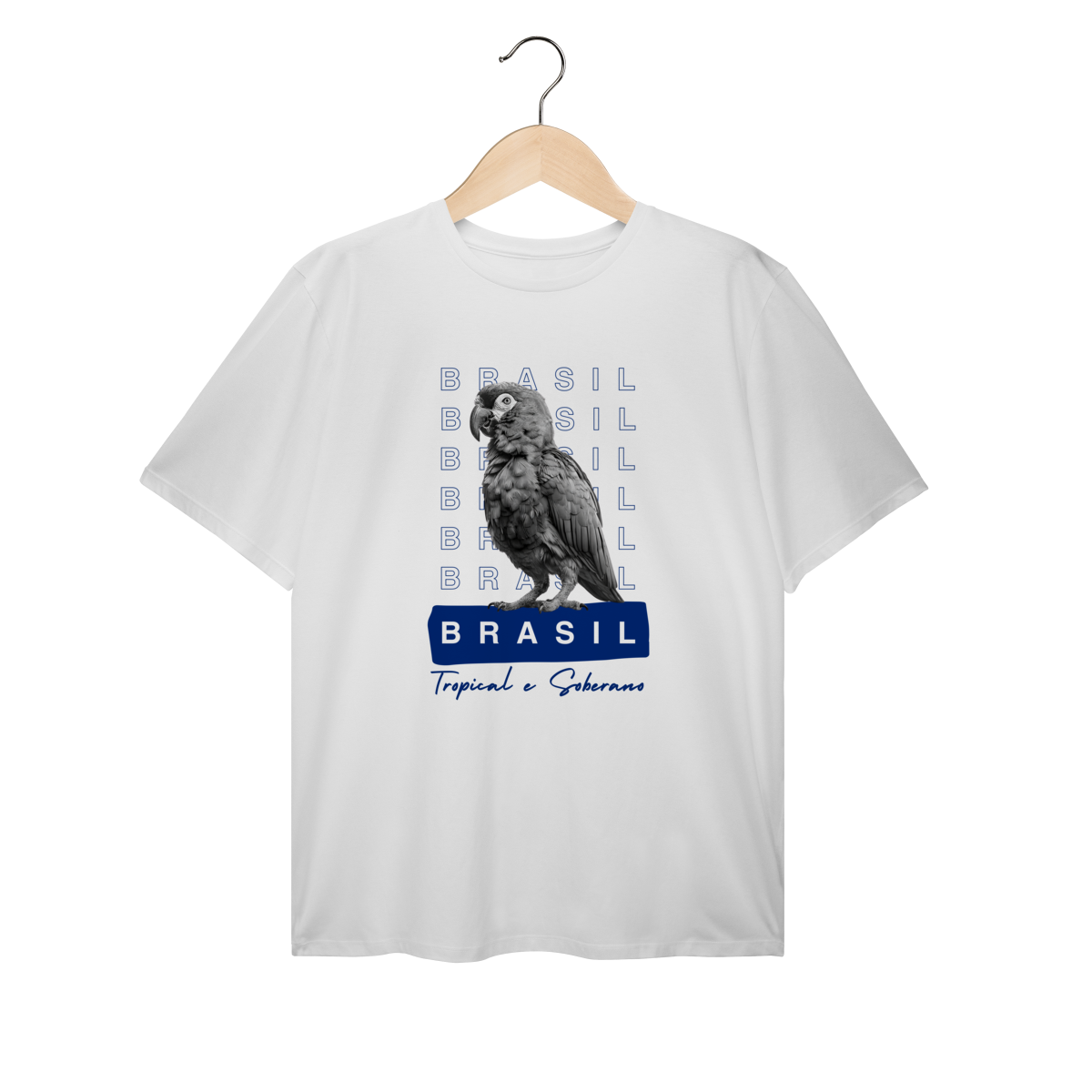 plus size  BRASIL Tropical e Soberano - PAPAGAIO