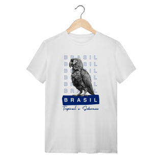 camiseta  BRASIL Tropical e Soberano - PAPAGAIO